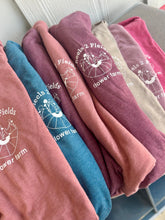 Load image into Gallery viewer, W2F Flower Farm Longer Length T-Shirt