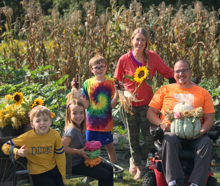 Meet the Wheels 2 Fields Flower Farm Family
